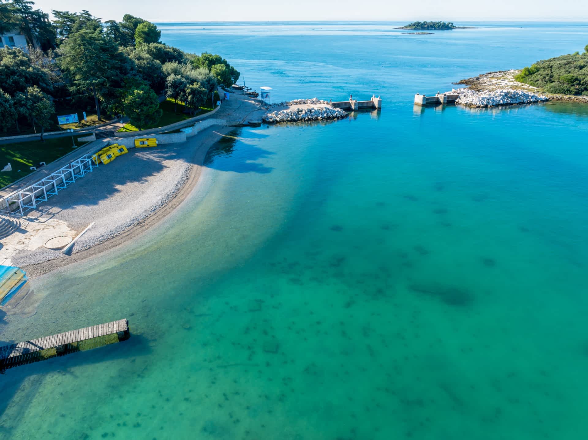 Beaches for pets in Vrsar and its surroundings